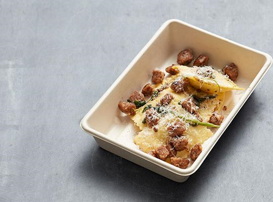 sensational sausage receta ravioli