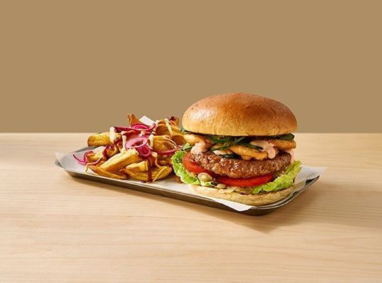 Hamburguesa picante con Garden Gourmet® Sensational™ Burger