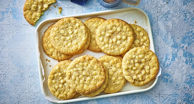 Galletas con chocolate blanco milkybar