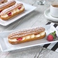 Eclair con salsa MilkyBar
