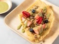 Crepe de pistacho