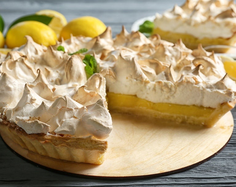 Pastel de limón y merengue